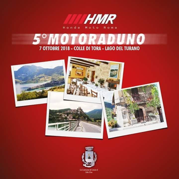 Motoraduno Locandina HRM Roma Turano 2018