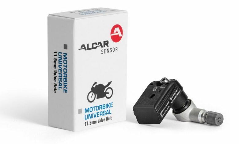 Sensore TPMS per moto Alcar, come funziona