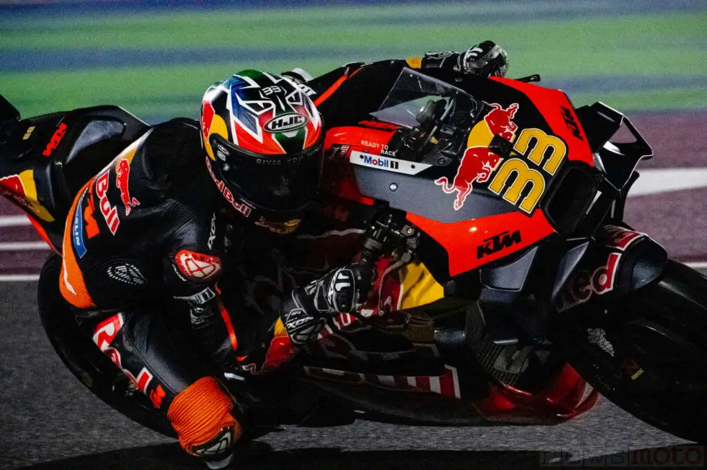 Brad Binder su KTM 