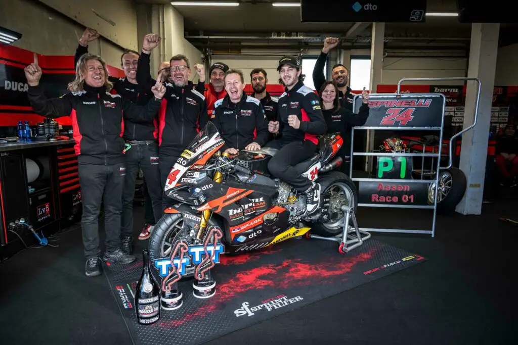 Superbike 2024 Assen Spinelli (Ducati) vittoria Gara 1