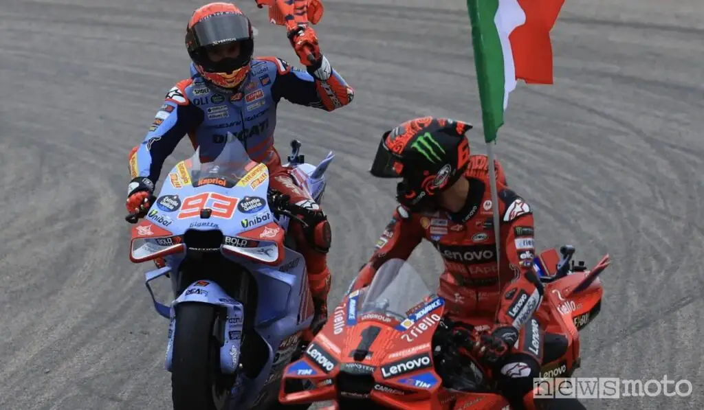 Bagnaia vince la MotoGP di Germania