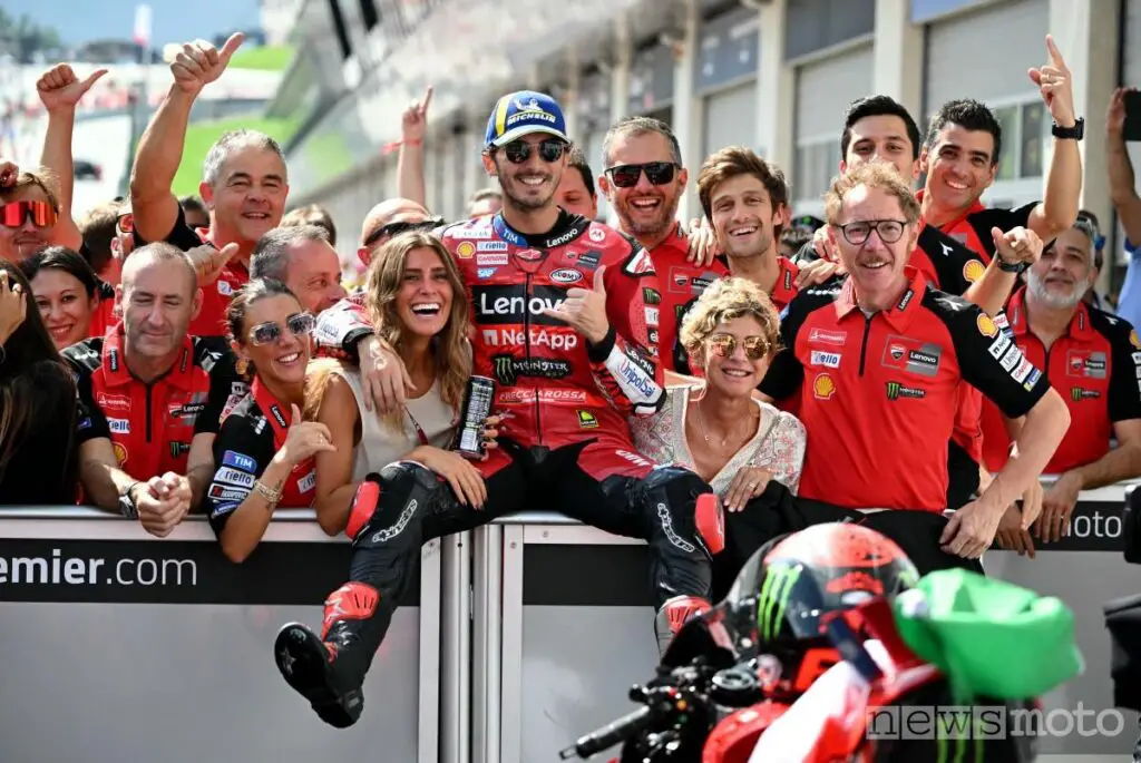 Bagnaia vince la MotoGP d'Austria