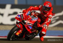 Marc Marquez durante il MotoGP del Qatar 2025