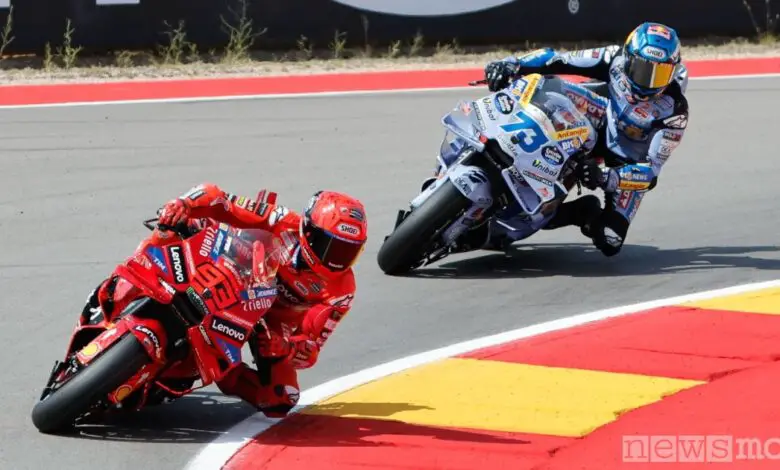 Marc Marquez ed Alex Marquez in testa al MotoGP di Aragona 2025