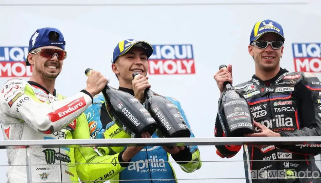 Podio del MotoGP d' Australia 2025