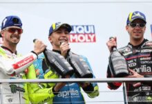 Podio del MotoGP d' Australia 2025