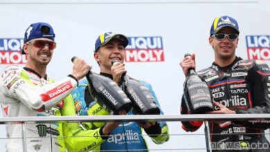 Podio del MotoGP d' Australia 2025