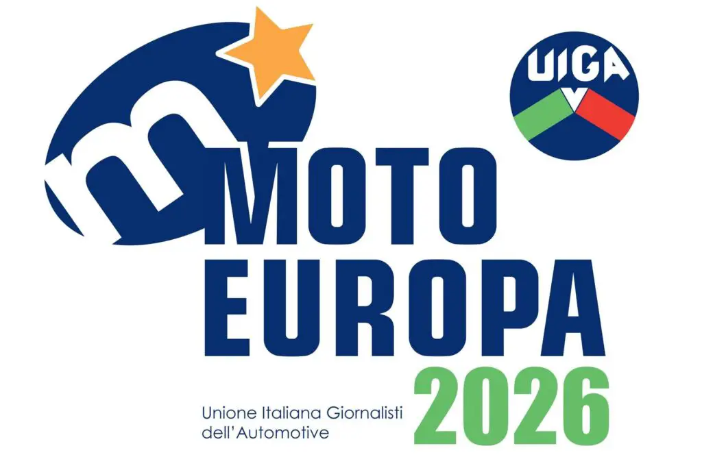 Logo del premio Moto Europa 2026, assegnato in occasione di MotoDays 2026