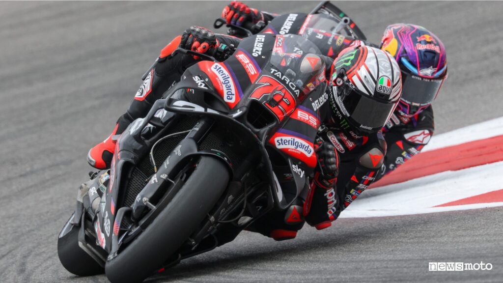 Bezzecchi e Martin durante la gara ad Austin