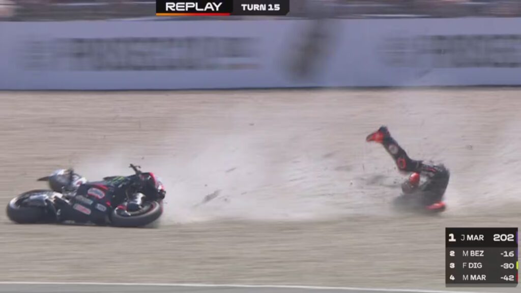 Caduta-di-Bezzecchi-MotoGP-Olanda-2026