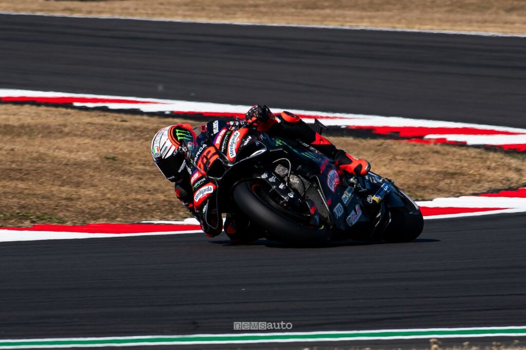 Marco Bezzecchi, al rientro dopo il doppio intervento chirurgico nel Gp di Gran Bretagna